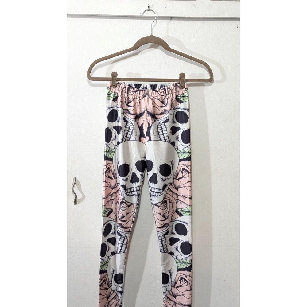 Skull and Roses - Lotus Leggings sz. S - Picture 2 of 5